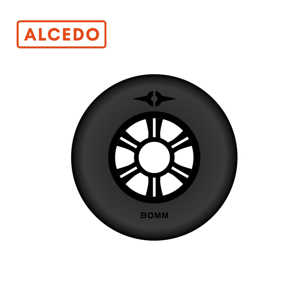 ALCEDO WHEELS BLACK 90MM